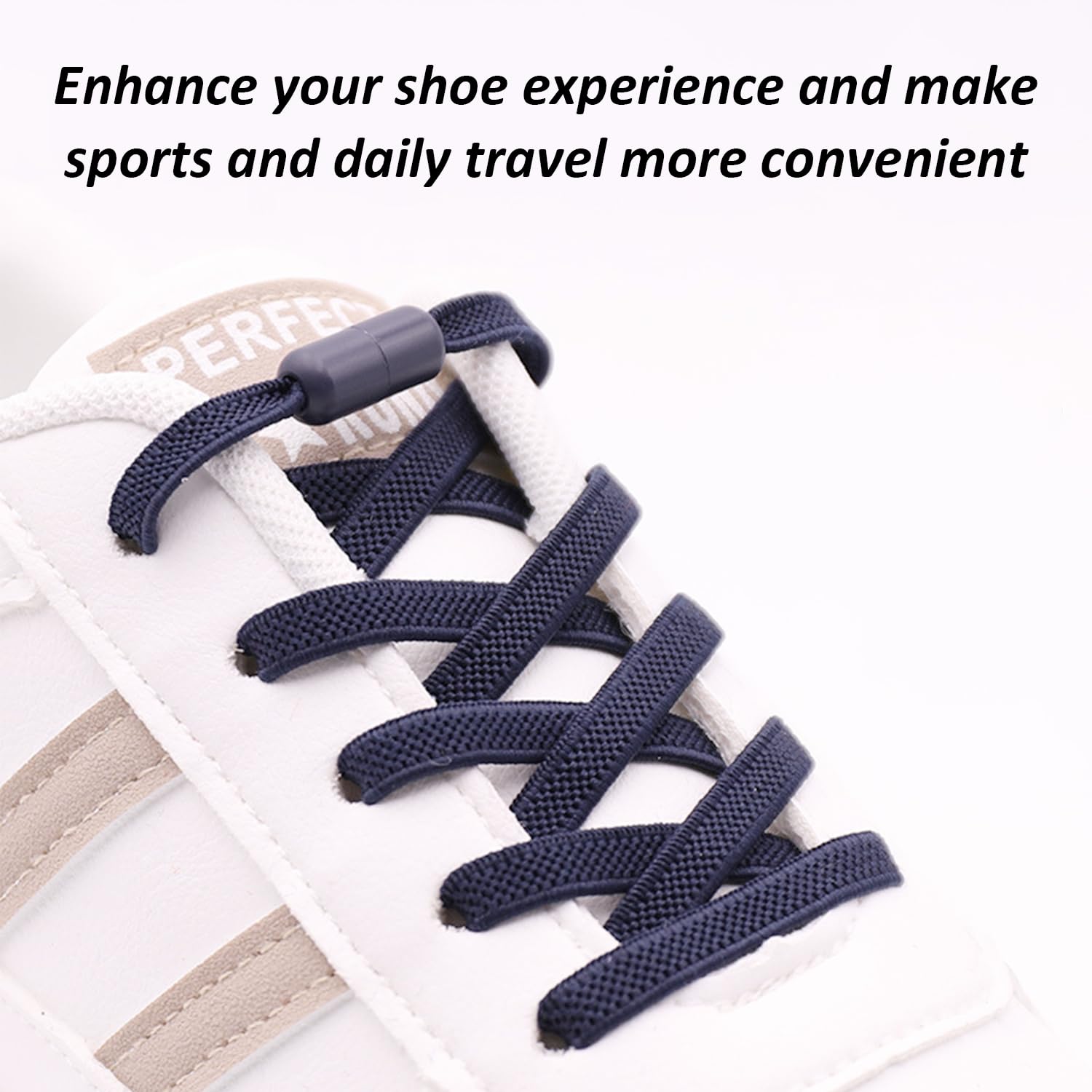 2 Pares De Cordones Elásticos Para Atar Libremente, Fijadores De Hebillas Para Cordones, Accesorios Para Calzado Deportivo, Diseño Ajustable, Adecuados Para Adultos Y Niños.