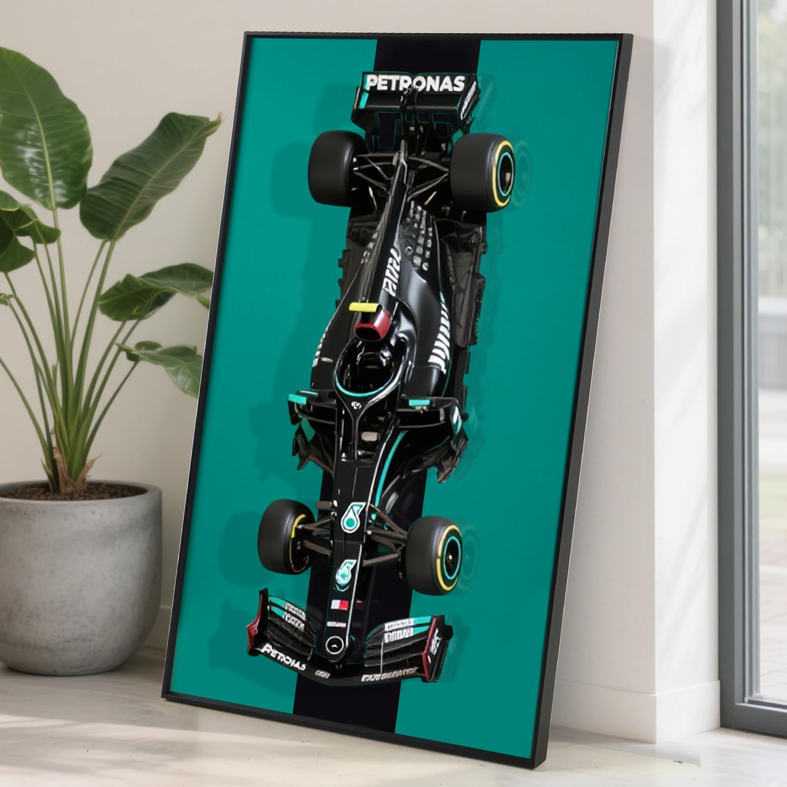 WPKLTMZ Display Wallboard for Lego 42171 Technic Mercedes-AMG F1 W14 E, Car Wall Mount for Lego, Adult Collectibles Wall Mount, Birthday Anniversary for Lego Lovers(No Car Included)