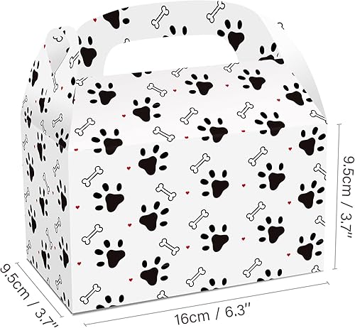 Miniatura 4 de Decoraciones de cumpleaños de Paw Patrol, suministros de fiesta de Paw Patrol, cajas de regalo para mascotas, cajas de regalo de fiesta de perro