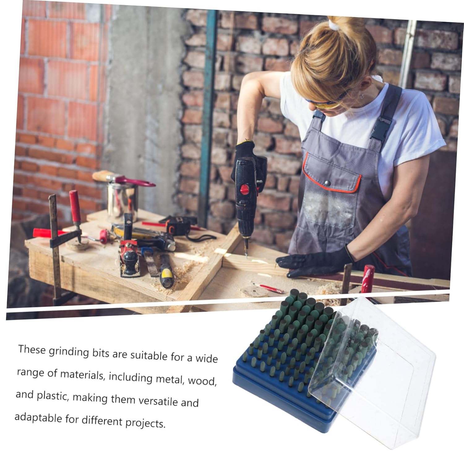 1set Abrasive Mounted Stone Grinding Wheel Kit for Rotary Tools Versatile Grinding Bits for Polishing Tool