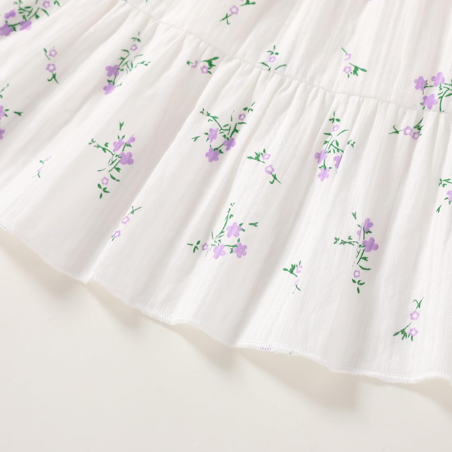 YOUNGER TREE Toddler Baby Girls Dress Summer Ruffle Sleeve Halter Casual Kids Beach Sundress - Image 7