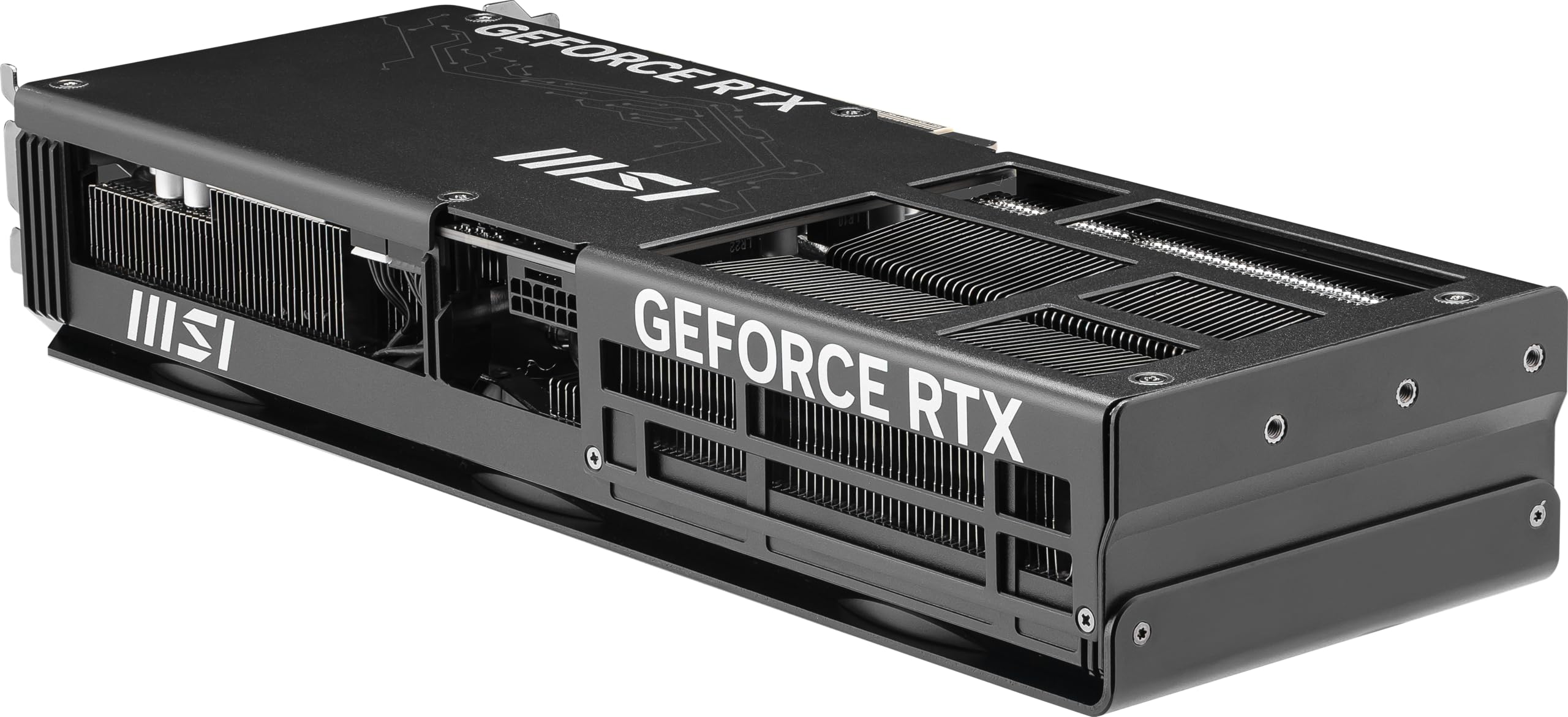 MSI NVIDIA GeForce RTX 5080 16G Inspire 3X OC Black GDDR7 256 bits - Tarjeta gráfica para Gaming, Velocidad Boost hasta 2655 MHz, PCIe Gen 5, DLSS 4, 3X DisplayPort 2.1, 1x HDMI 2.1, SFF Ready