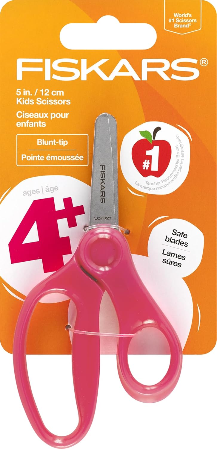 Fiskars® Blunttip Kids Scissors, Pink (5 in.) Toys & Games