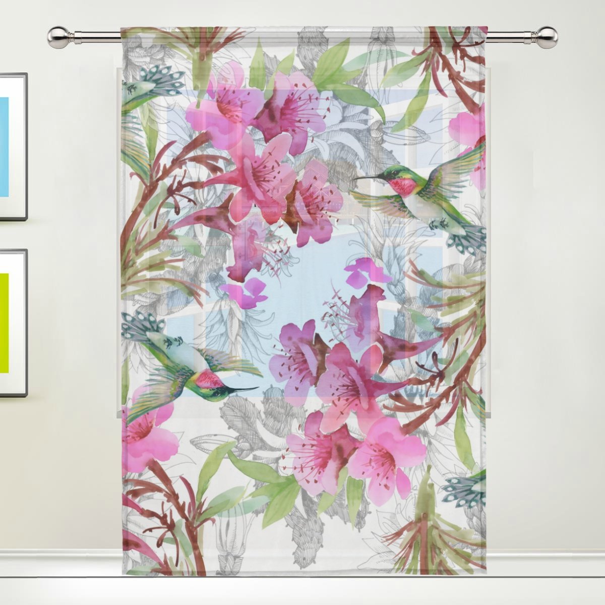 Cortinas De Unicornio Para Niños, Cortina De Ventana Con Aislamiento Térmico Para Habitación De Niña, Decoración