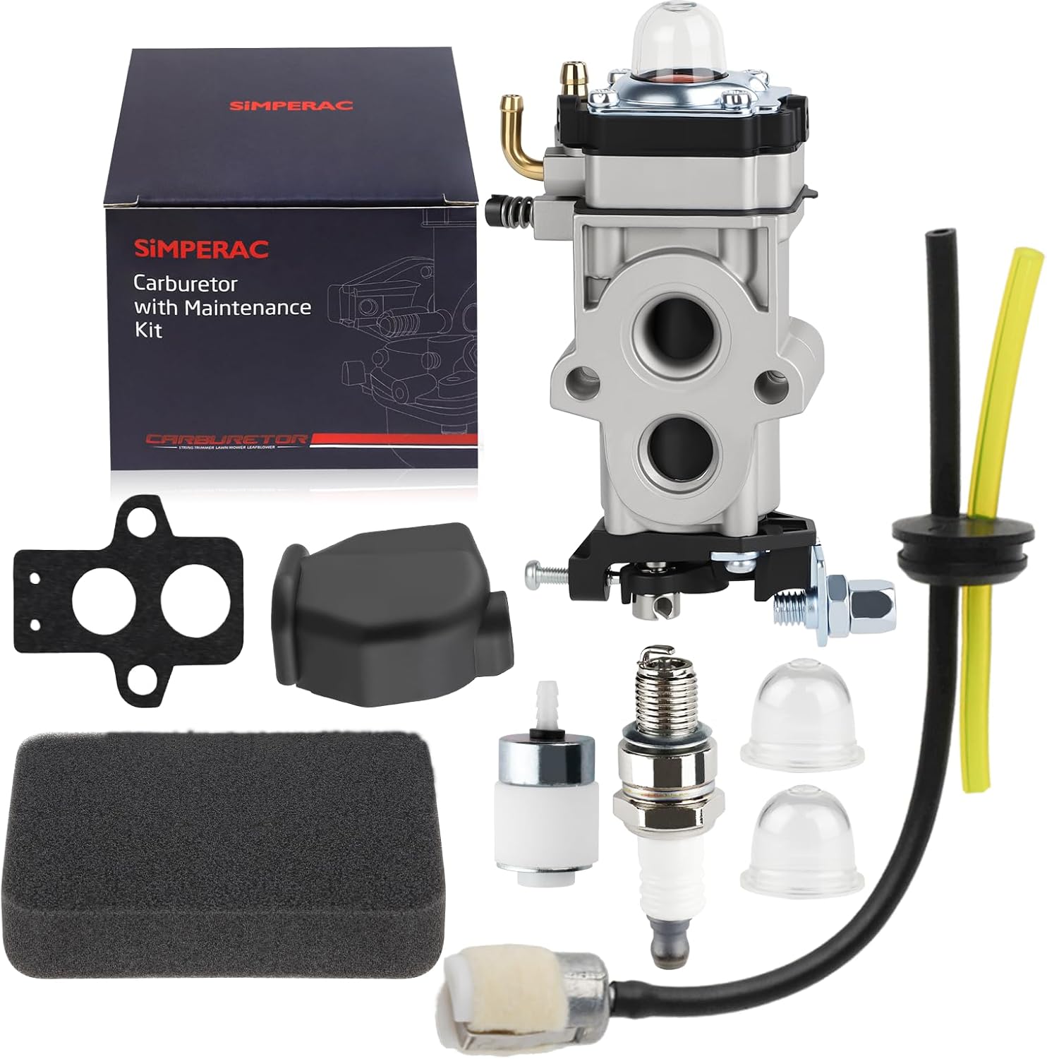 150BT Carburetor for Husqvarna 150 BT 350BT 560BTS Backpack Blower 150BT 150BF 350BF 560BFS Leaf Blower Parts 150BT 502845001 577144601 Carburetor Tune up Kit