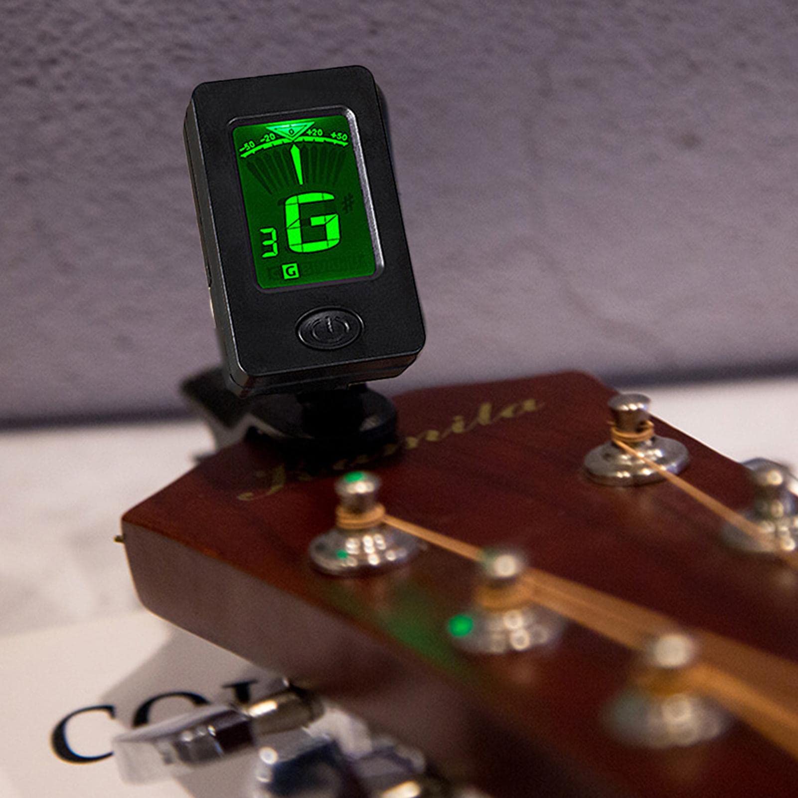 Accordeur à Clip Chromatique Pour Guitare, Basse, Ukulélé, Violon – Écran Couleur Réglable, Détection Par Vibration – Portable, Facile D’utilisation - 12