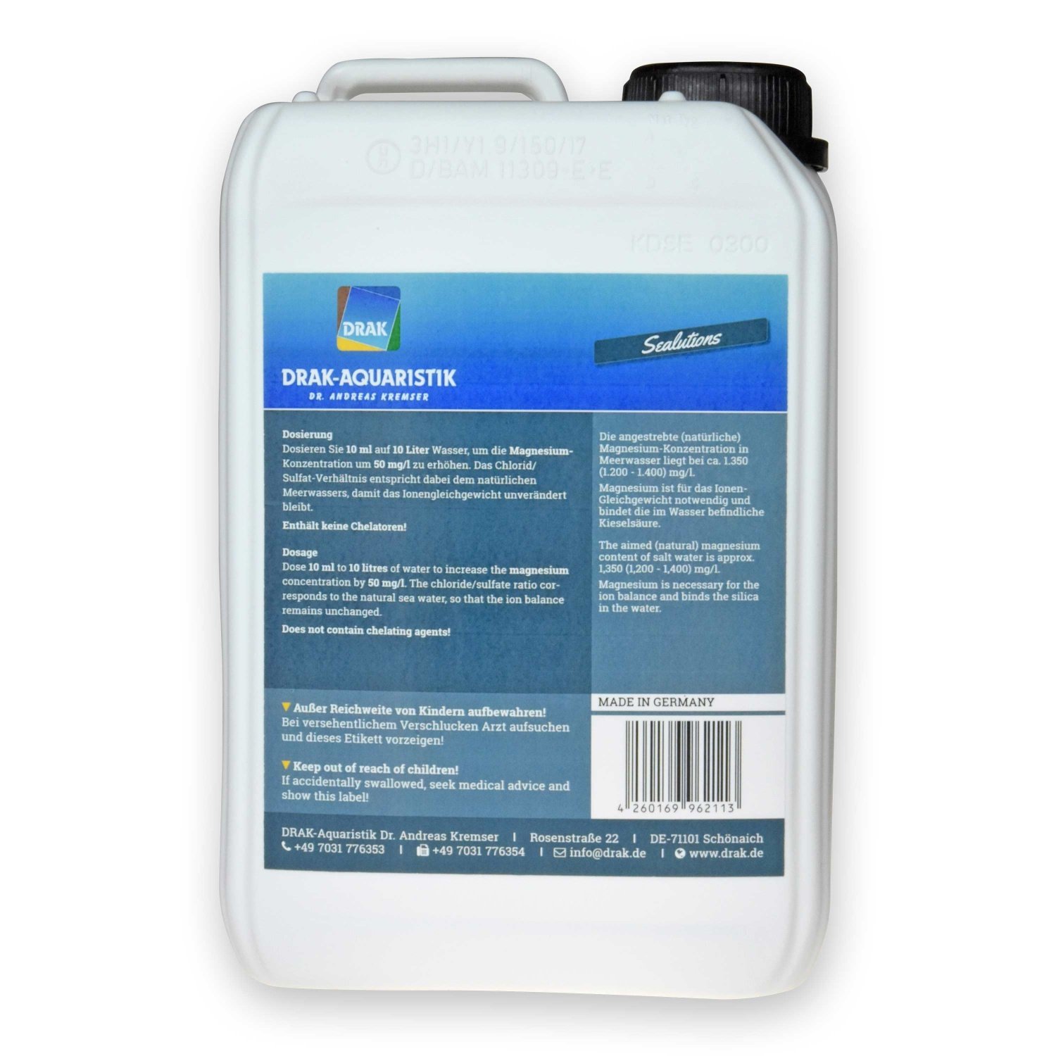 Sealutions Magnesium-Lösung 3,0 Liter