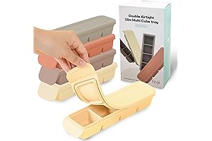 Meal Prep Ice Cube Tray - 4EA 4-Cube Ice Trays for Freezer