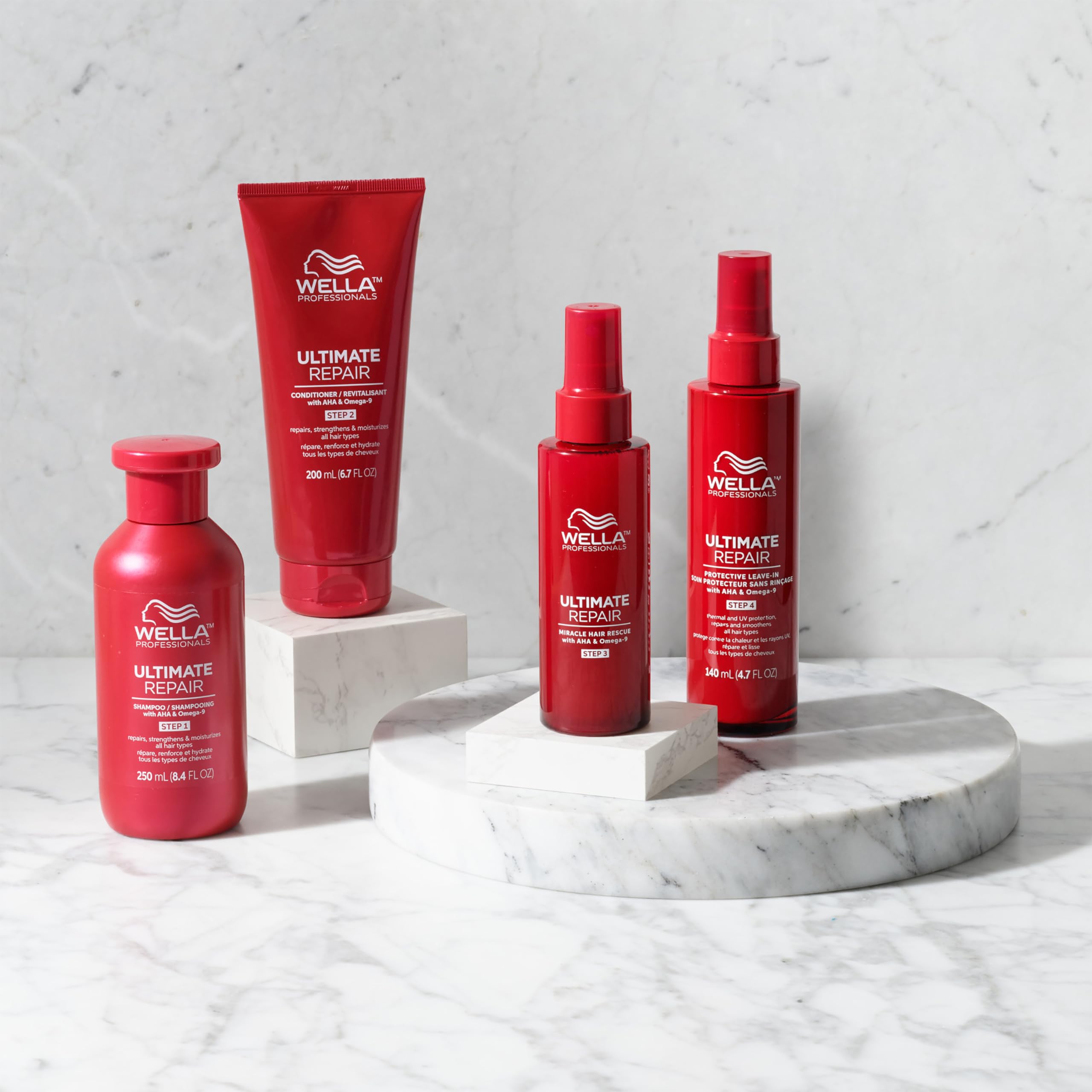 Wella Professionals ULTIMATE REPAIR Leave-in | Spray Termoprotettore e Anti-Crespo | Per Tutti i Tipi di Capelli Danneggiati, 140ml