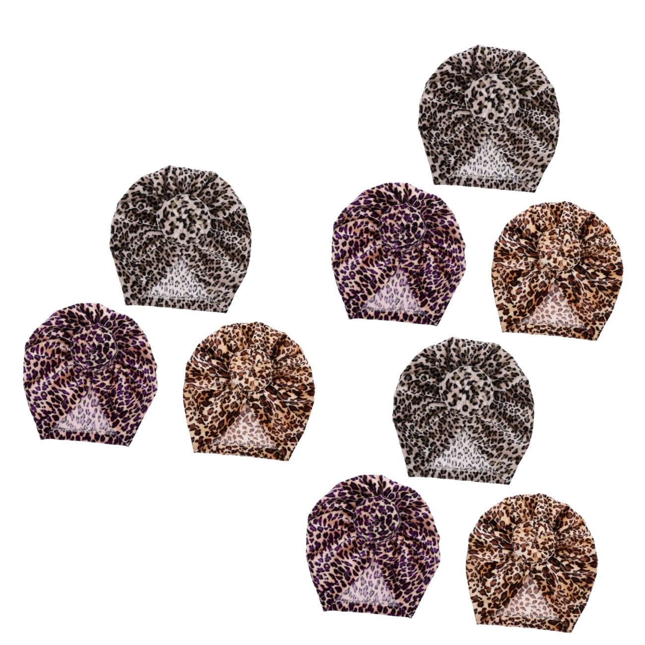 Gorro con Estampado De Leopardo para Niños Gorra Bebé Leopardo Sombrero Turbante Bebé Gorro Bebe Recien Nacido Gorritos Recién Nacido Sombrero De Niño