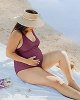 Vista 6 de Kindred Bravely Traje de baño de maternidad de una pieza Gathered Trajes de baño de maternidad para mujer