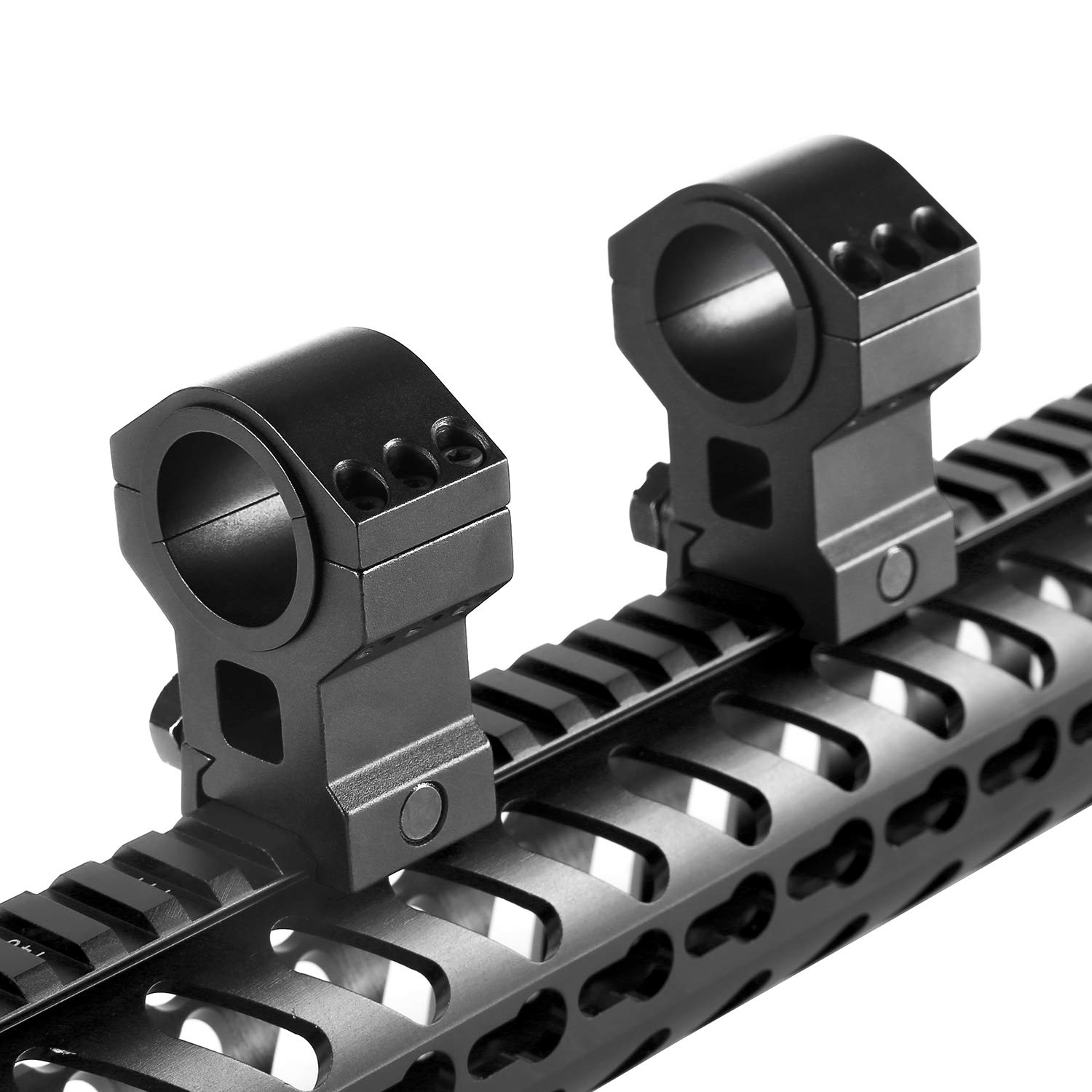 Eyeskey 30mm Hunter Riflescope Rings with 1'' Insert, Tactical High Profile Picatinny/Weaver Rings for Riflescope Tube, Pair