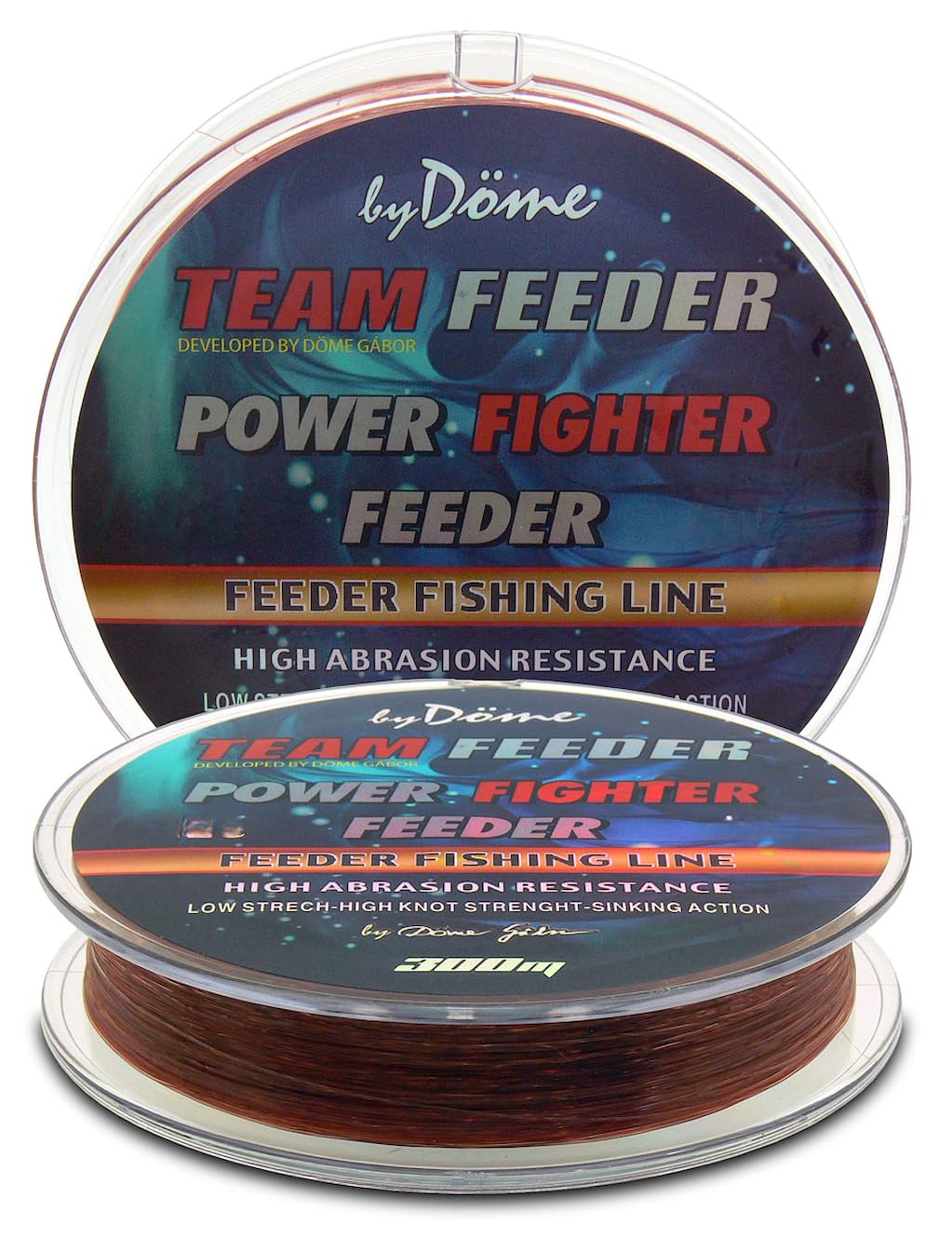 By Döme TEAM FEEDER Power Fighter Feeder Fishing Line 0,20 mm, 12lb, 300m, Brown, High abrasion resistance, Low stretch-high knot strength-sinking action