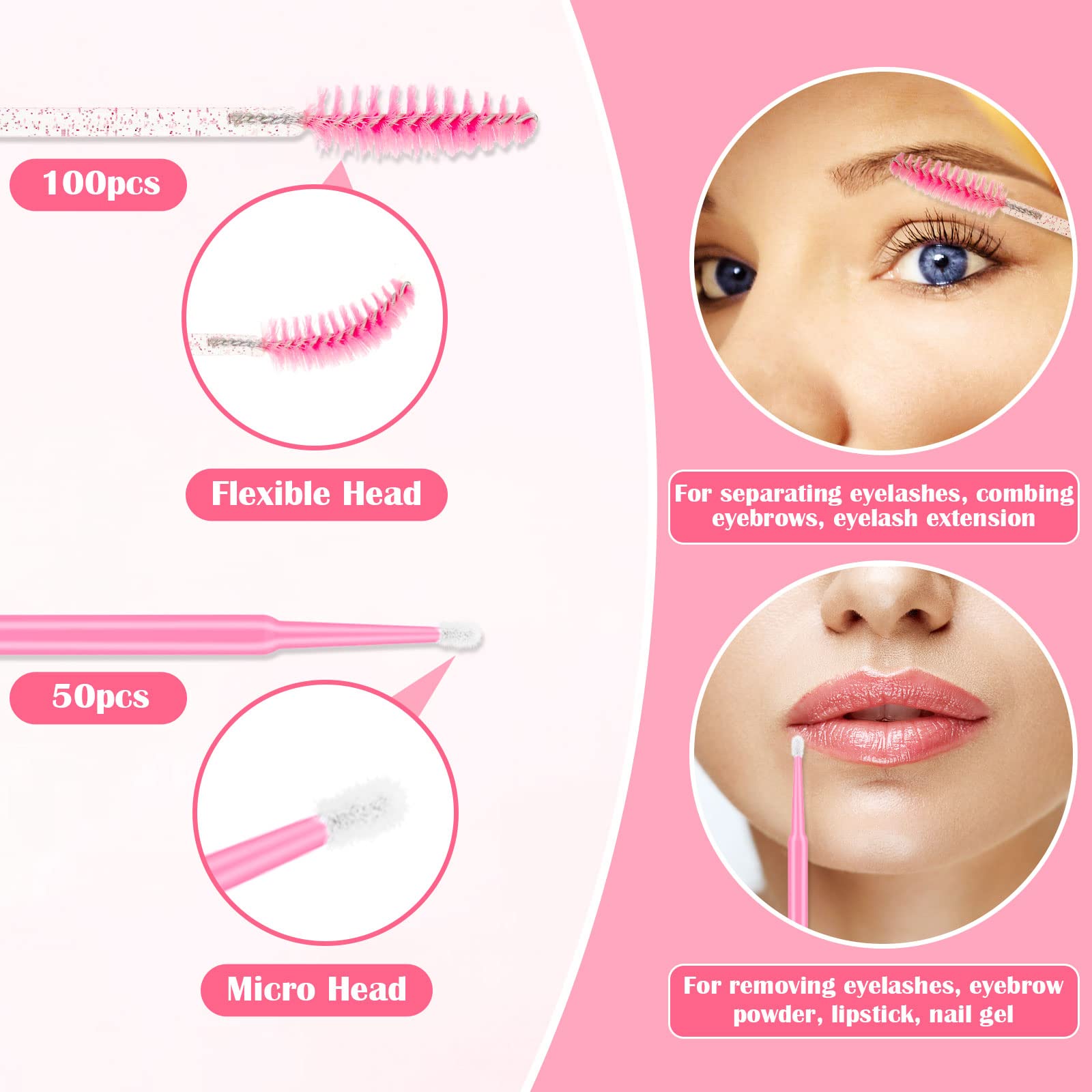 215 Pcs Eyelash Extension Supplies Kit, Modacraft Lash Kit For Eyelash Extensions Beginners USB Air Blower 2 Lash Tweezer 100 Mascara Brush 50 Micro Applicator 50 Ring Cup Holder 2 Tape 10 Eye Gel Pad