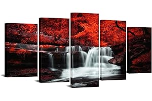 LevvArts: Vibrant Autumnal Canvas Art for Your Abode