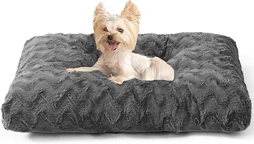 Miniatura 28 de EHEYCIGA Cama reversible para perro, lavable, cómoda y esponjosa para perros y gatos, de tamaño mediano, lavable a máquina, 29 x 21 x 3 pulgadas,