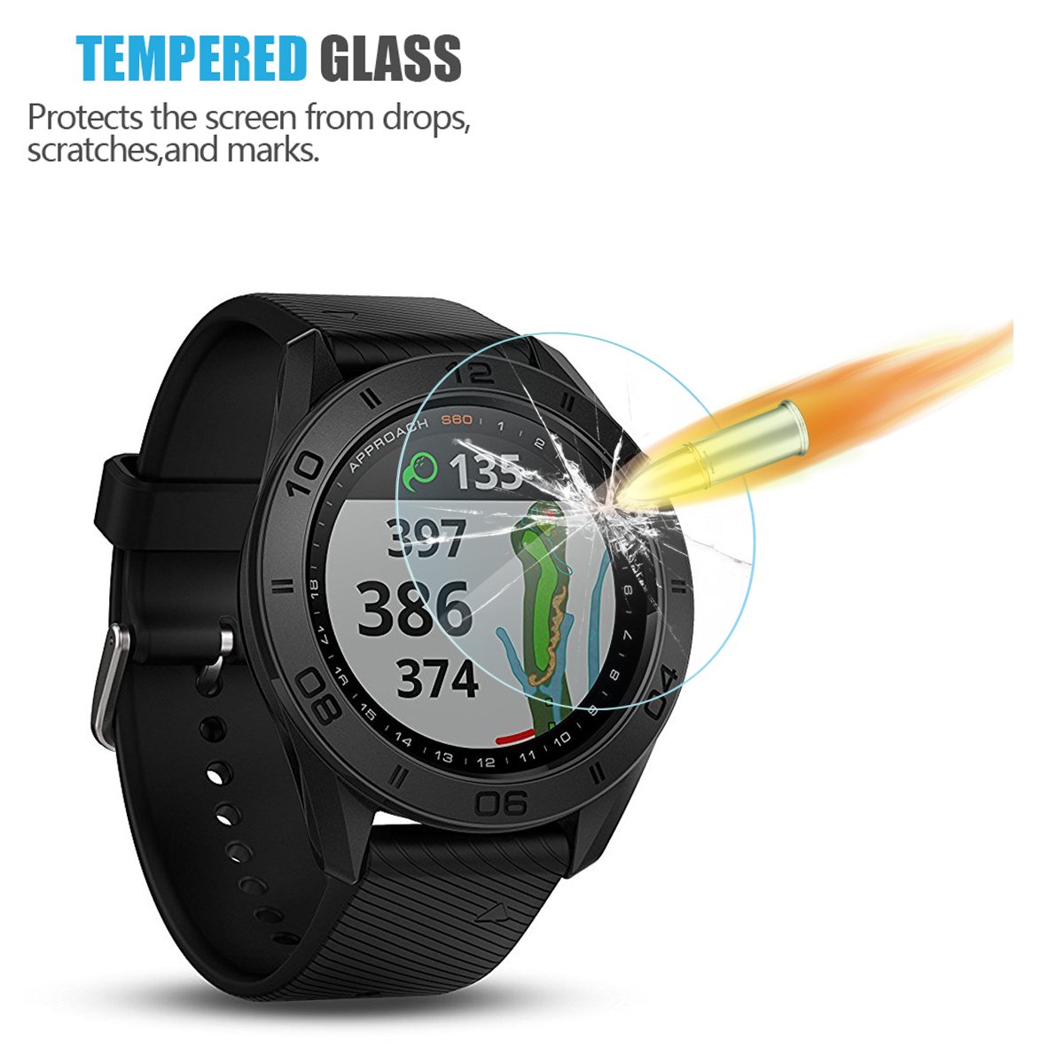 Amazon.co.jp: 【4 枚セット】 GARMIN(ガーミン) Approach S60 保護
