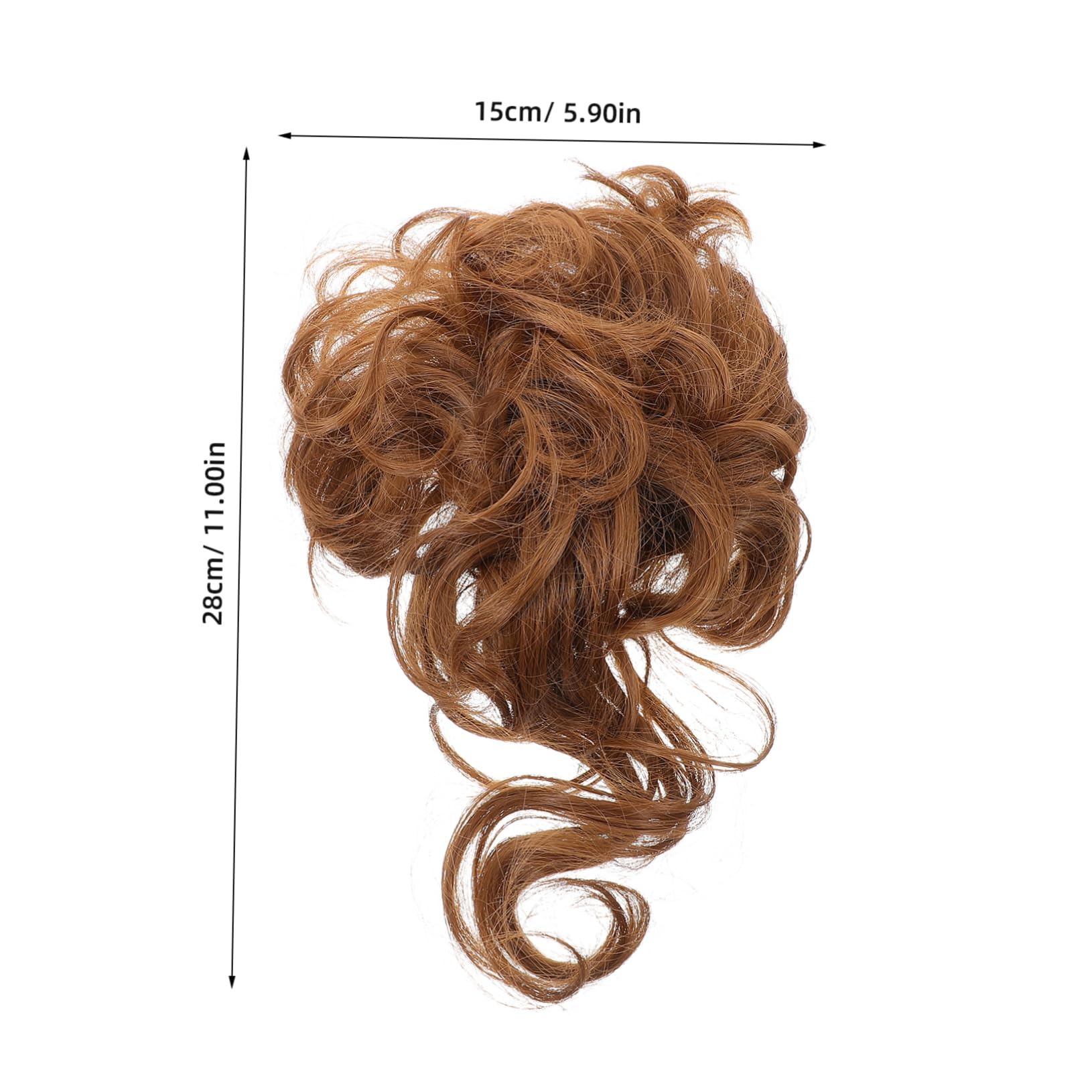 VICASKY Elegant Women's Bun Wig Claw Clip Ponytail Hair Cover Fluffy Hair Accessory