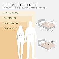 Vista 6 de Bedsure - Manta de vellón, tamaño individual XL, ligera, suave, acogedora, para dormitorio universitario, cama, sofá, viajes y campamento
