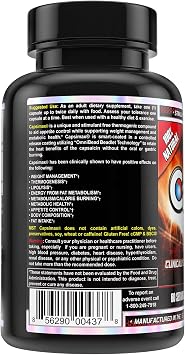 MST Capsimax Supplement 100mg V Capsules, 60 Servings Clinically Dosed Weight Management, Thermogenic, Appetite Control, Calorie Burning, Metabolic Health, Stimulant Free. BSCG Certified