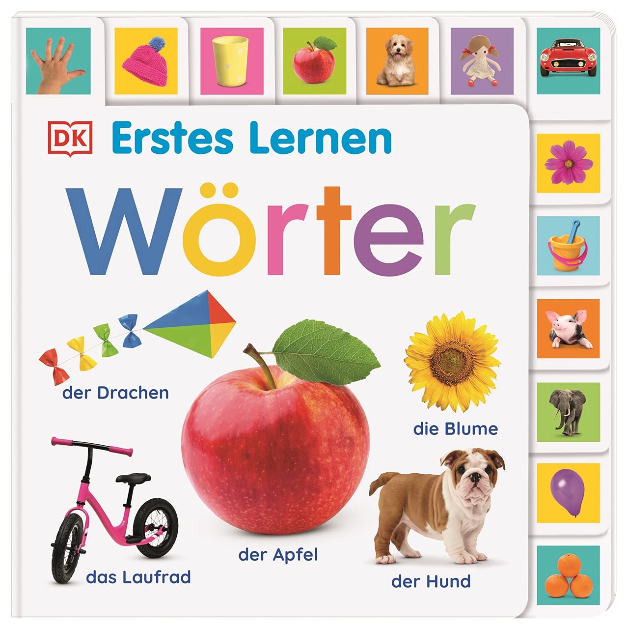 Erstes Lernen. Wörter: Pappbilderbuch mit Griff-Register und über 300 ...