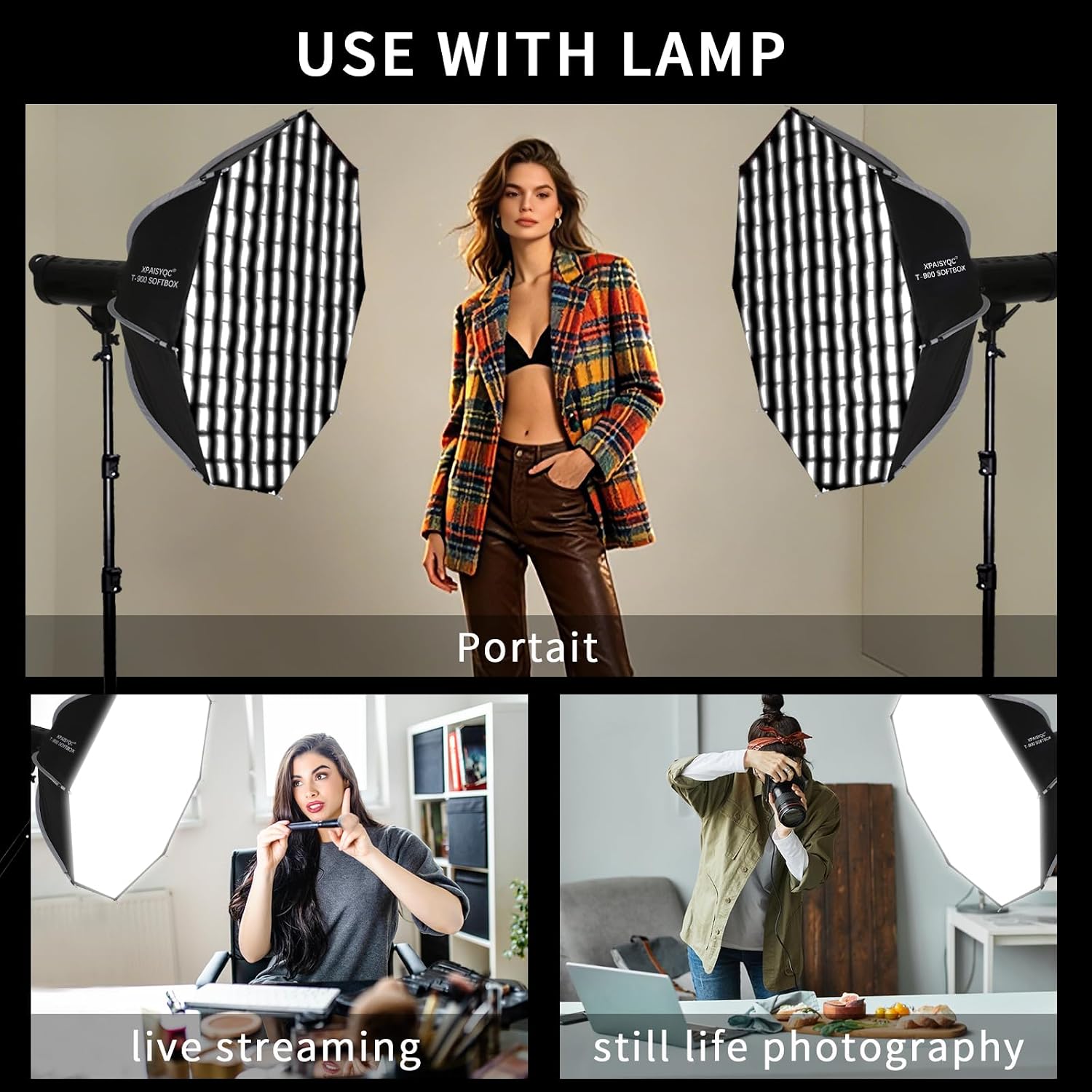 35.43’’/90cm Octagonal Softbox Quick Release Bowens Mount