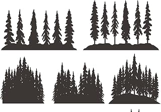 Forest Trees Border Cake Side Strips