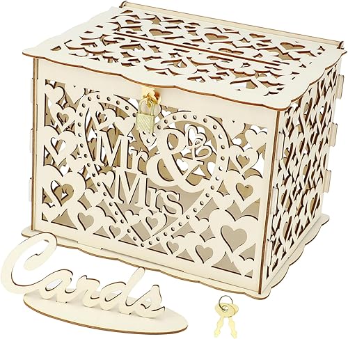 Abaodam 2pcs Box Wedding Alcancias De Dinero para Adultos Money Saving Bank Decorative Gift Container Adult Piggy Bank Cajas De Regalo Piggy Banks