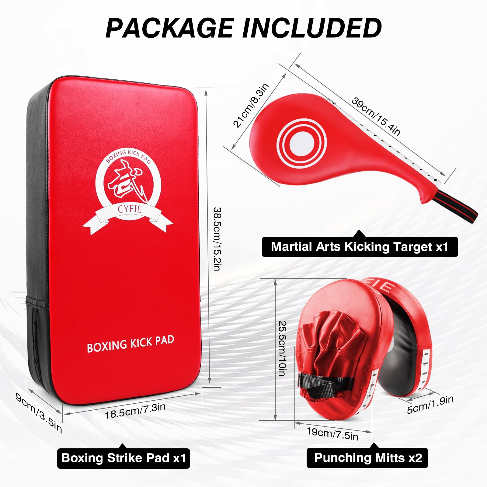 3 in 1 Boxing Training Equipment, Punching Mitts, Martial Arts