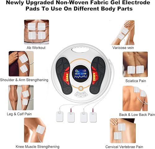 Miniatura 5 de OSITO Estimulador de circulación de pies, mejora la circulación del pie, masajeador de pies EMS y máquina de terapia corporal, alivia el dolor