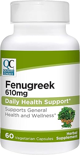 Quality Choice Fenogreco 610 mg Cápsulas vegetarianas