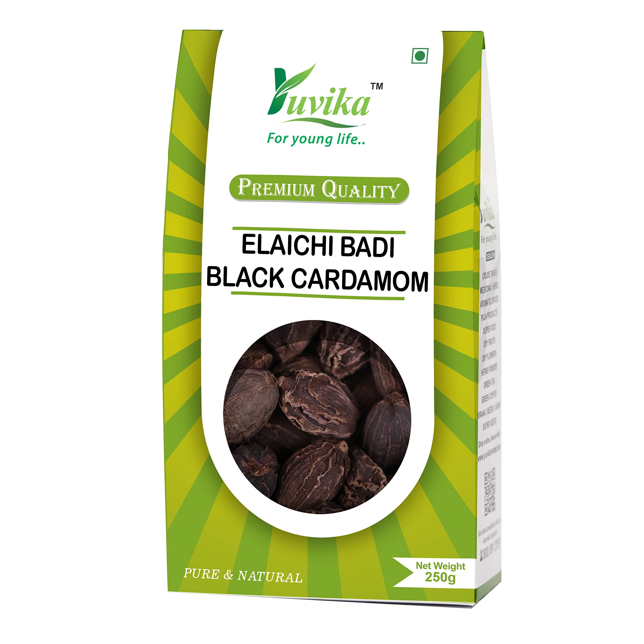 Elaichi Badi - Elachi Big - Elettaria cardamomum - Black Cardamom 250 Grams (B0BZKN7FPK) Amazon Price History, Amazon Price Tracker