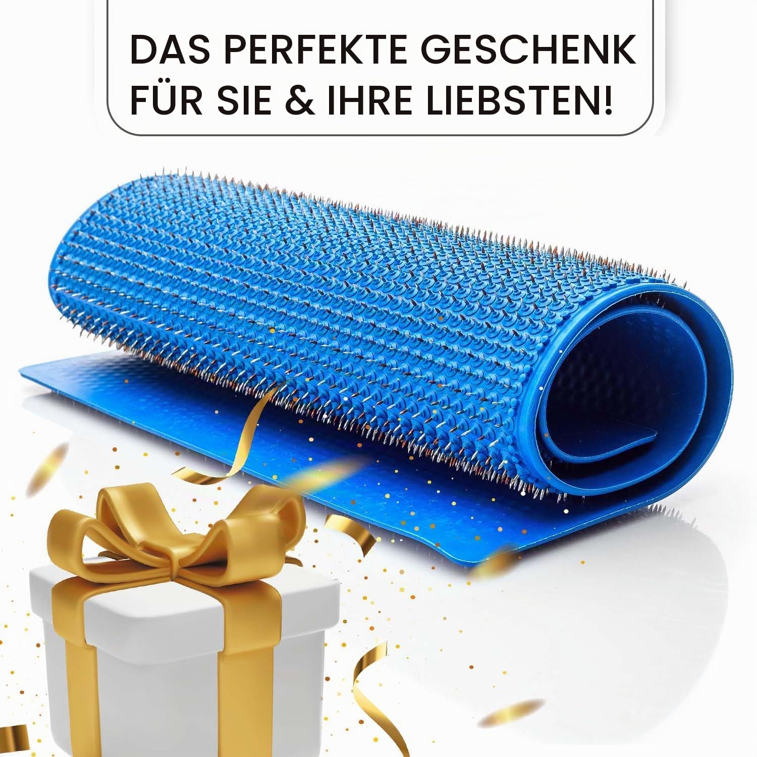 Akupressur Matte groß - Plus, Nadelabstand: 6.2 Ag, Größe: 560x290 mm, Nadelanzahl:4538.