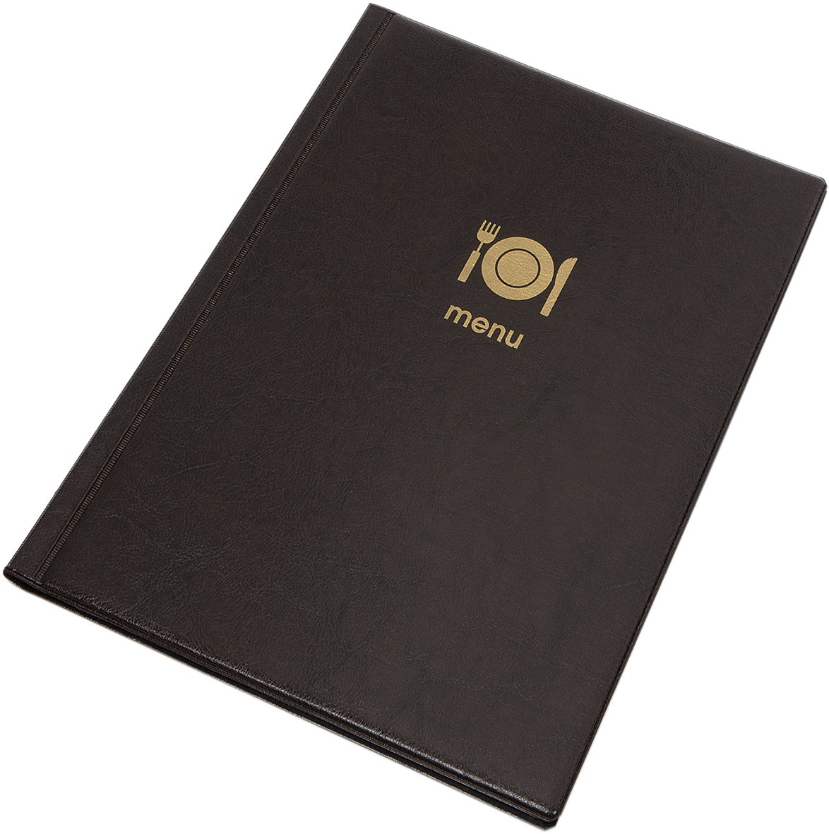 MENU Holder A4 Size 12 Pages - Restaurant Pub Hotel - Display CATTERING Table TOP Brown