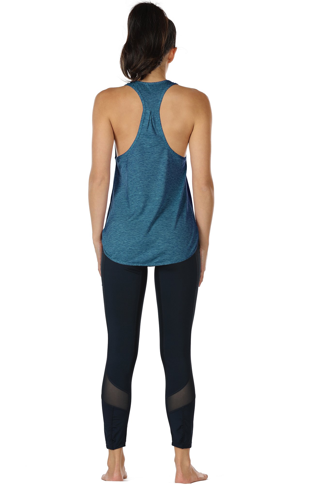 icyzone Yoga Sport Tank Top Damen Racerback Lauftop Fitness Running Shirt Oberteile
