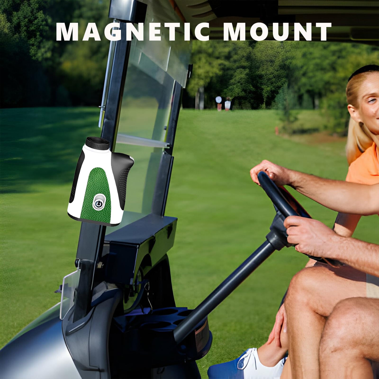 Pente magnétique – Switch Hunting & Golf Télémètre – Laser 1200Y avec verrouillage de drapeau, étanche IPX4, rechargeable | Approuvé pour les tournois