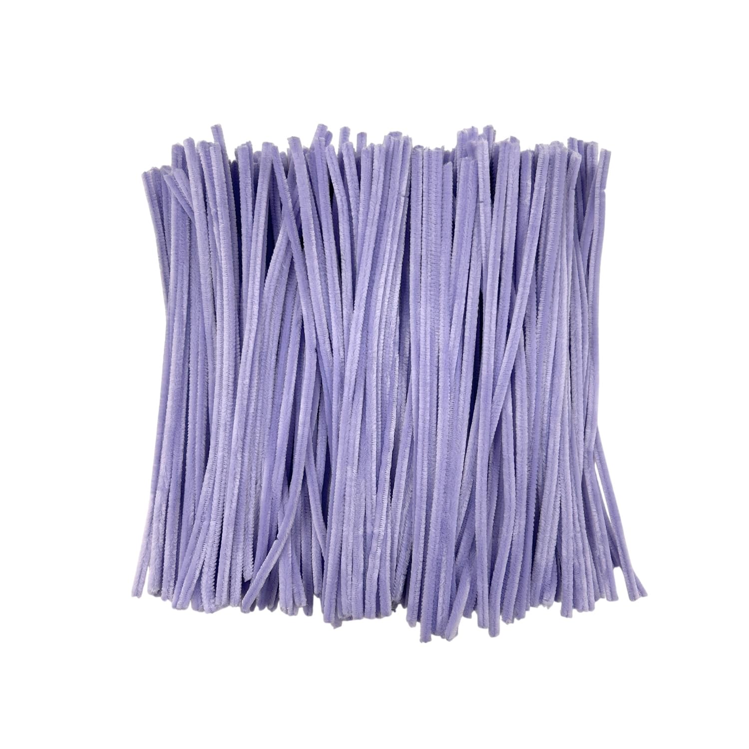 Pack of 250 Lilac Coloured Pipe Cleaners 30cm x 6mm Craft Chenille Stems