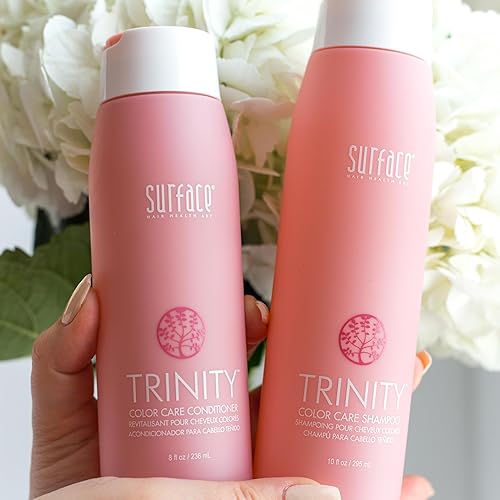 Miniatura 4 de Surface Hair Trinity - Paquete de champú y acondicionador para el cuidado del color, para cabello sano, fuerte y saludable, de larga duración, sin