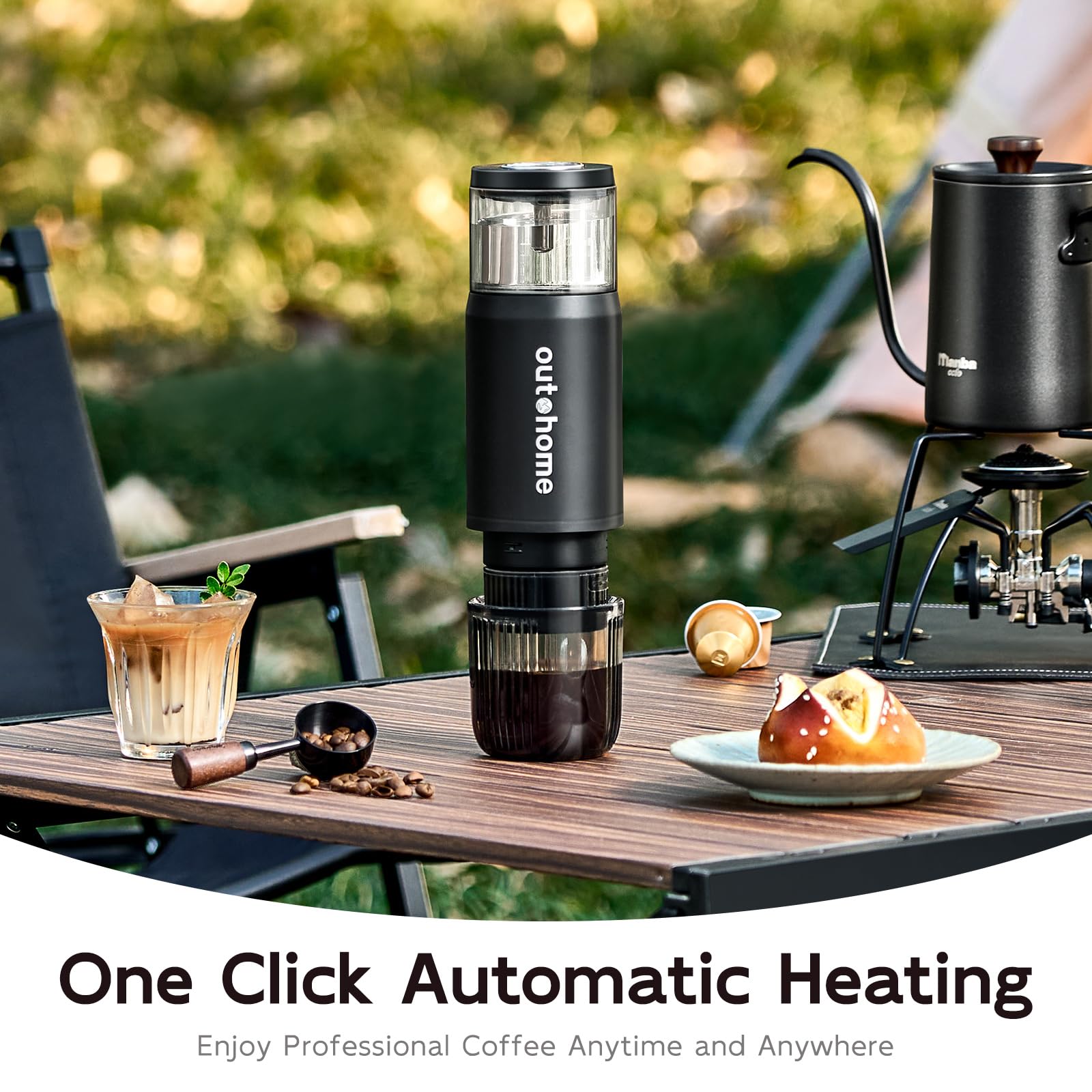 outohome Portable Electric Espresso Machine Gallery Image