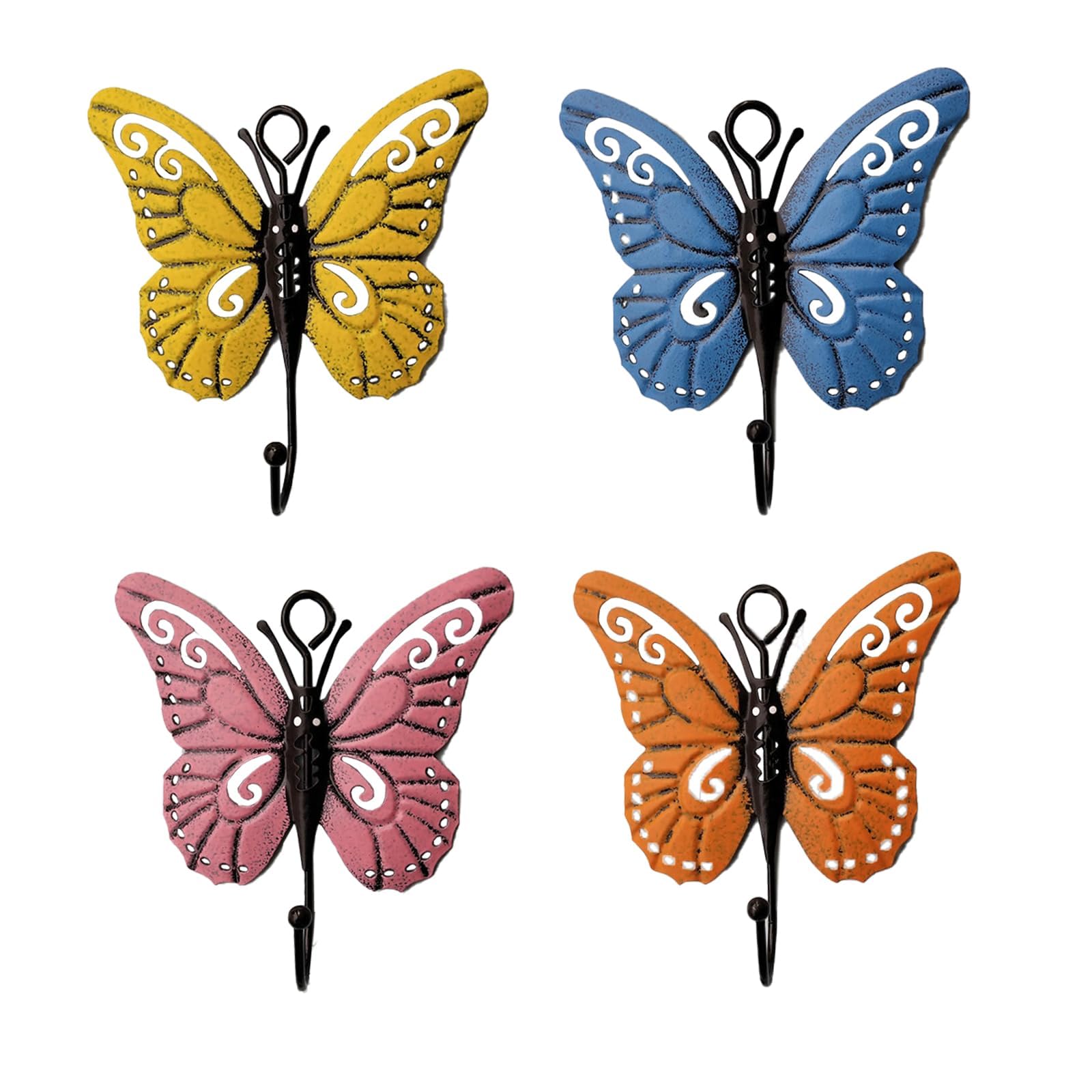 Makingtec Butterfly Wall Mounted Hooks Pcs Butterfly Decorative