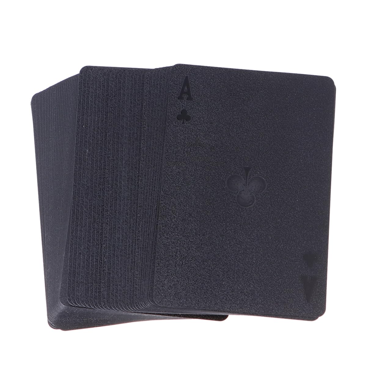 Toyvian 3pezzi Carte Poker Nere Con Design Creativo Per Gioco Da Tavolo Casa e Ufficio Stile Teschio Massima Privacy e Resistenza Per Feste e Riunioni Familiari