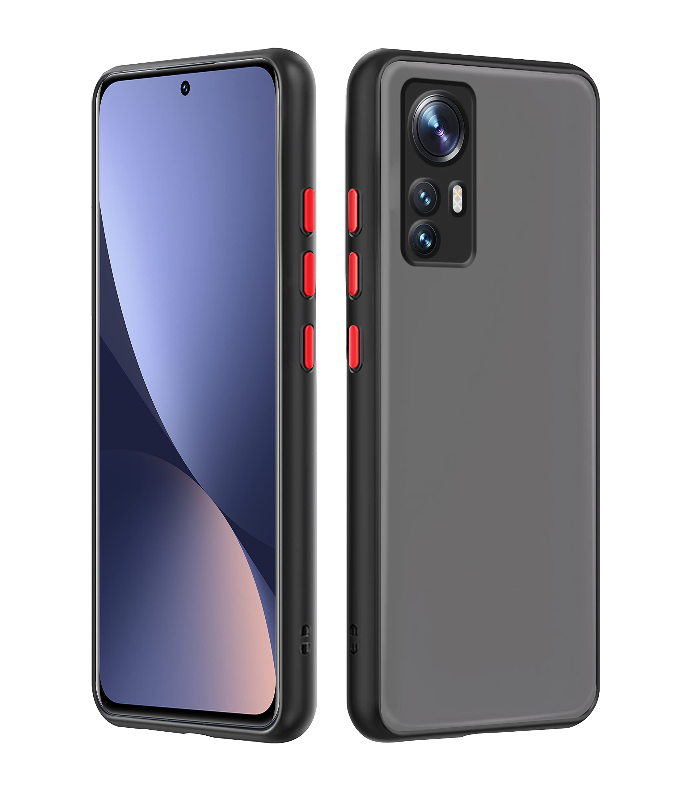 Pikkme Mi Xiaomi 12 Pro 5G Back Cover | Hybrid Smoked Back | Full Camera Protection | Raised Edges | Super Soft-Touch | Bumper Case for Mi Xiaomi 12 Pro 5G (Black) (B0B29H5ZWH) Amazon Price History, Amazon Price Tracker