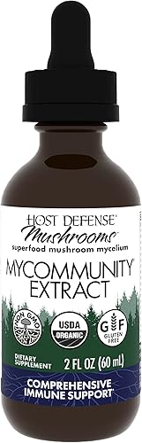 Host Defense MyCommunity Extract apoyo inmunolĂłgico avanzado suplemento de hongos con melena de leĂłn y Reishi liso 2 onzas lĂquidas Host Defense MyCommunity Extract apoyo inmunolĂłgico avanzado suplemento de hongos con melena de leĂłn y Reishi liso 2 onzas lĂquidas