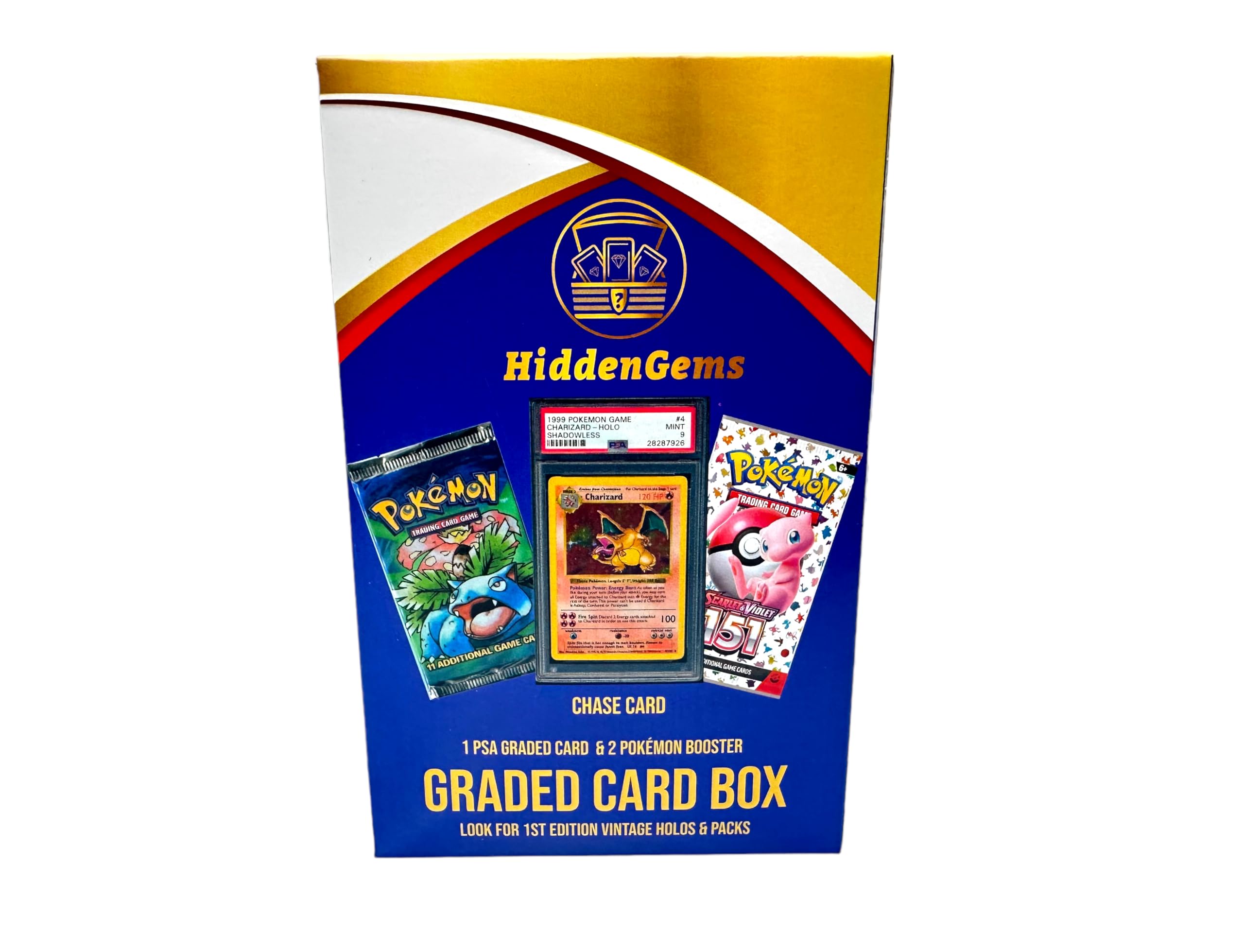 Pokémon Mystery Graded Card PSA / CGC - Silver Tier €24,95