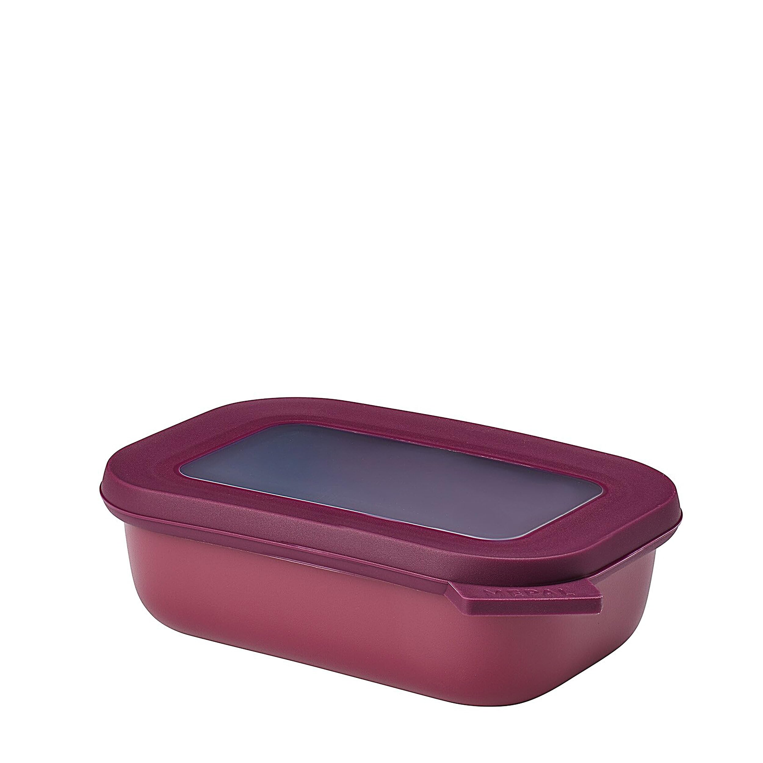 Mepal - Multi Bowl Cirqula Rectangular - Kapaklı Saklama Kabı - Buzdolabı için hava geçirmez saklama kutusu ve mikrodalga fırın kabı olarak uygundur - 500 ml - Nordic Berry
