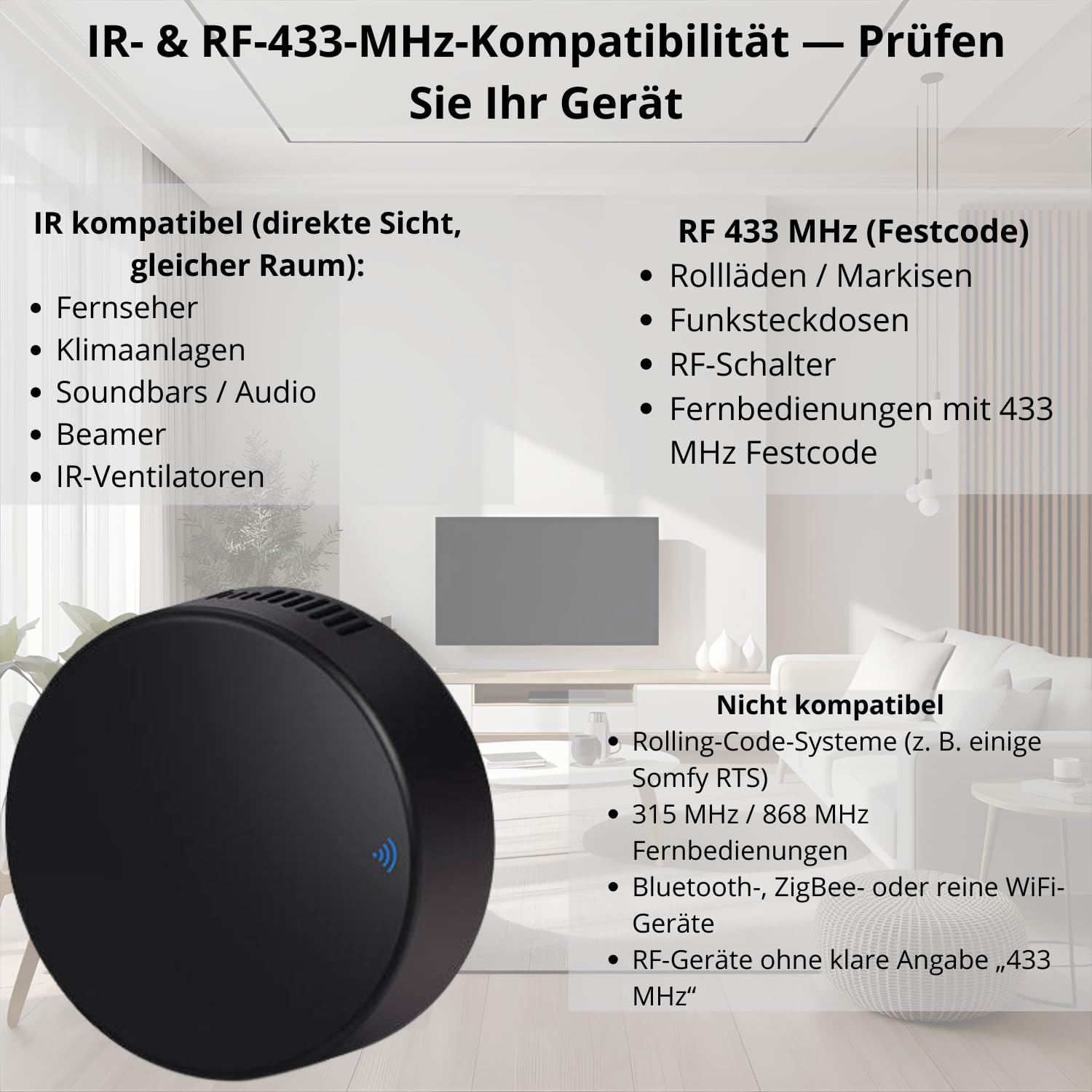 Telecomando WIFI IR RF Tuya Smart life per aria condizionata