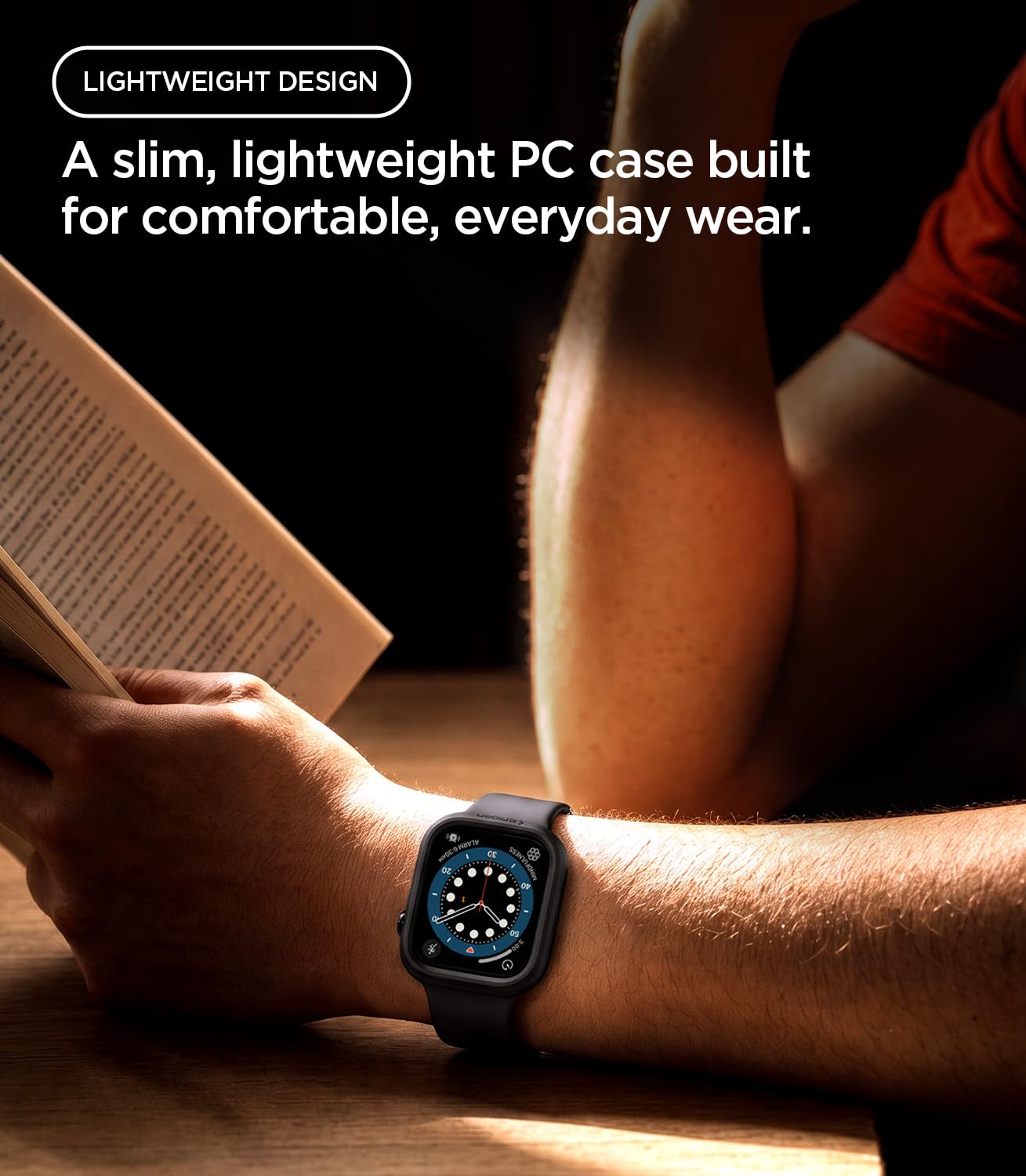 Spigen Thin Fit Case for Apple Watch Series 12 -3