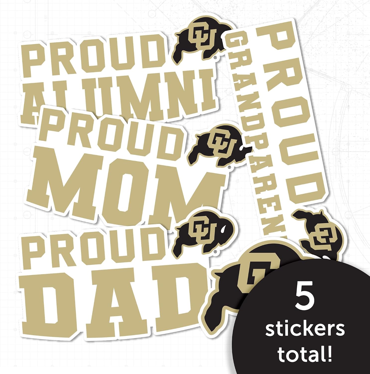 Desert Cactus University of Colorado Sticker Vinyl Decal Laptop Water Bottle Car Scrapbook (Family Full Sheet)