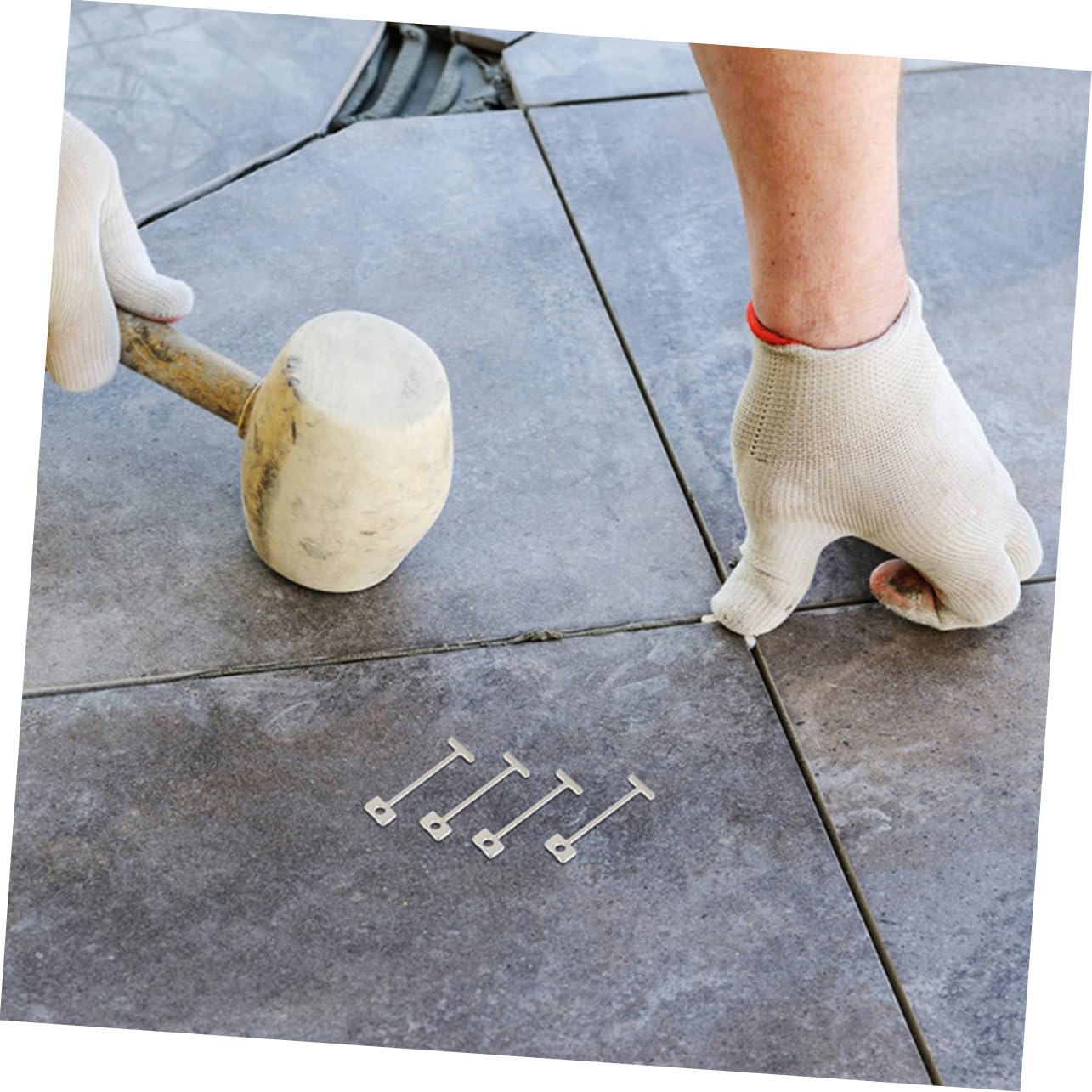 Angoily Lot De 5 Entretoises De Nivellement Pour Carrelage Carrelage Mural En Céramique Acier Installation Facile Système Despacement Réutilisable 200 Pièces X 5