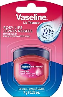 Vaseline® Lip Therapy® Rosy Lips Mini, Long-lasting moisturization with a light rosy fragrance and color.
